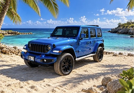 Jeep Wranglers Special edition Blue Unlimited
