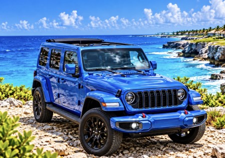 Jeep Wrangler cabrio met elektrisch Sunroof